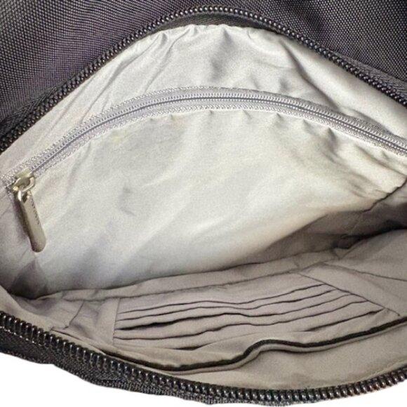 Travelon Anti-Theft Classic Essential Messenger Bag - Black/Gray - Medium - Picture 9 of 14